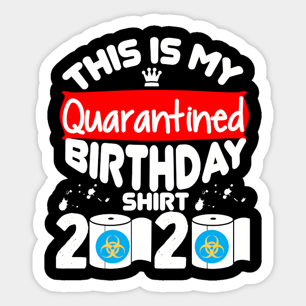 quarantine birthday Sticker by awesomeshirts